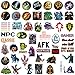 World of Warcraft Popular Game Stickers Laptop Stickers Waterproof Skateboard Snowboard Car Bicycle Luggage Decal 50pcs Pack (World of Warcraft)