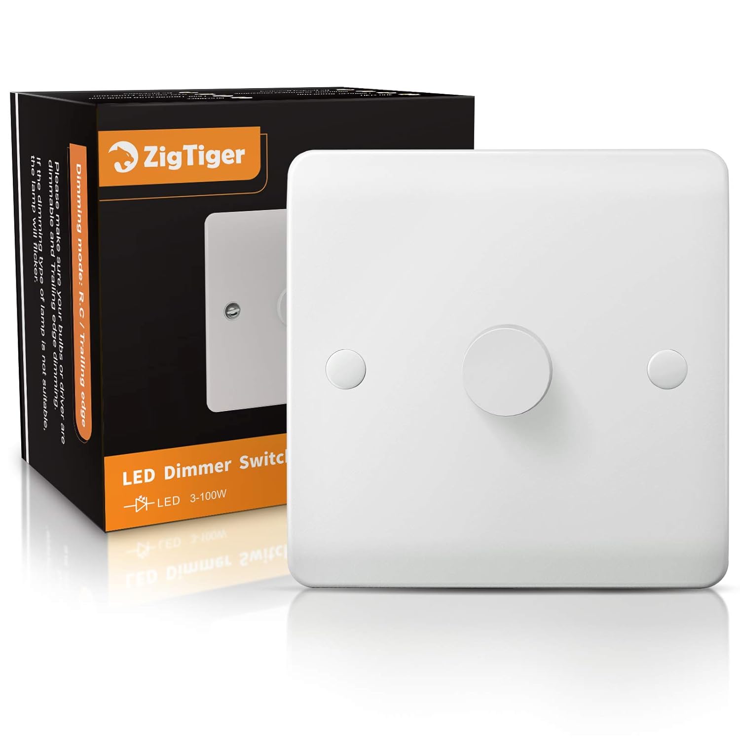 Zigtiger LED Dimmer Switch, Dimmer Switch for Dimmable Led Lights
