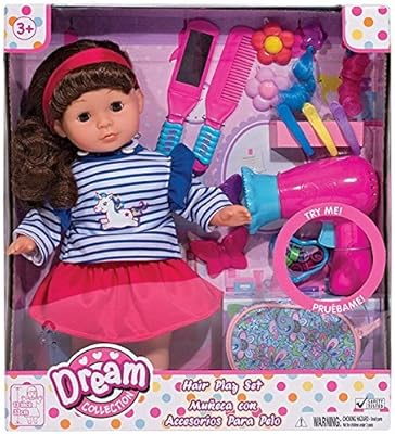 Family Games 13 Cute Doll Hair Play Set Hair Salon Hair Styling