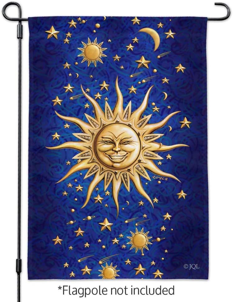 Amazon Com Graphics And More Celestial Suns Moon Shooting Stars