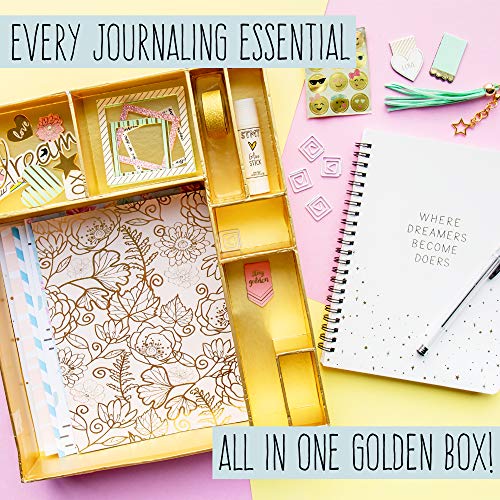 STMT DIY Journaling Set - Personalized Diary For Tweens &amp; Teens - Personalize and Decorate Your ...