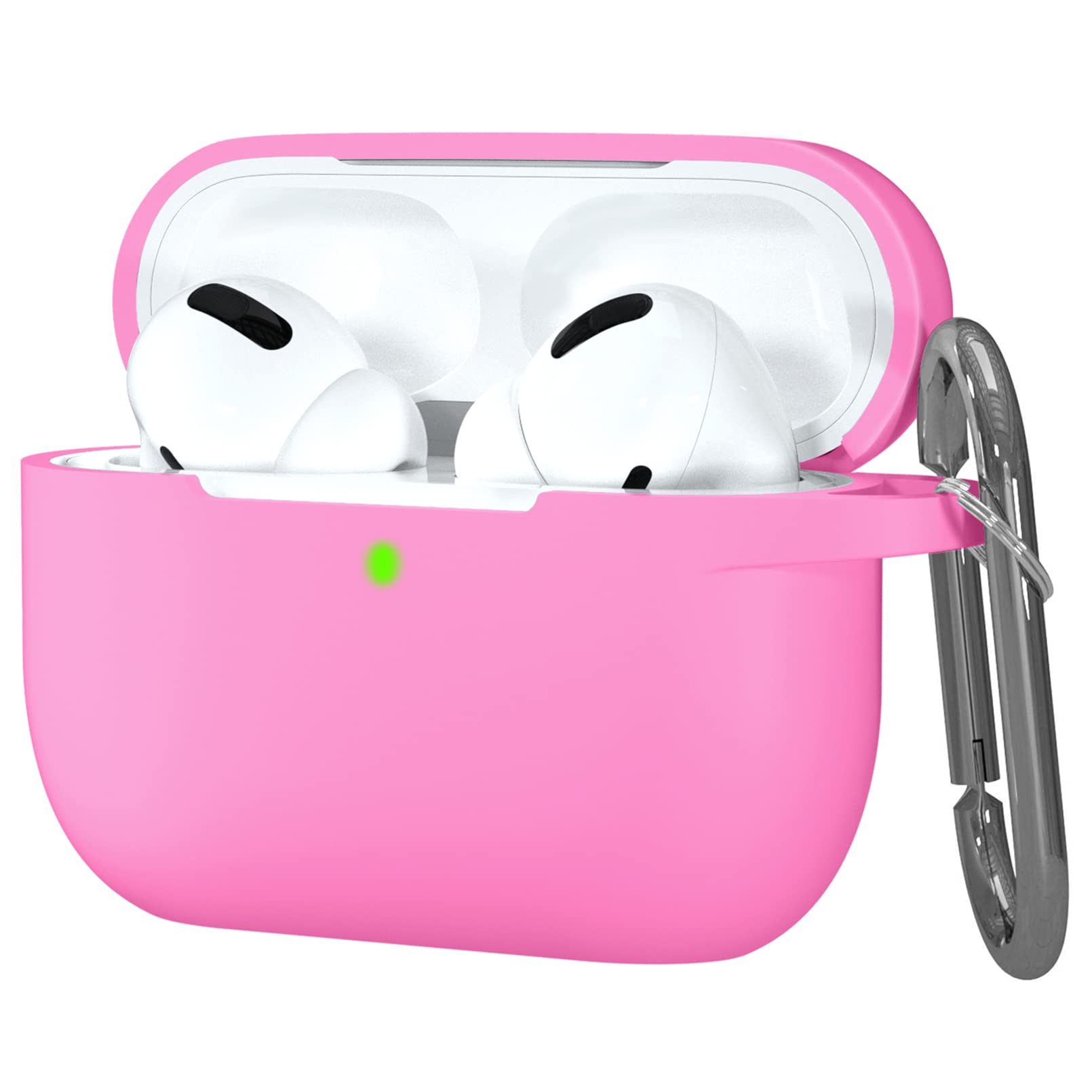 Photo 1 of Night-Glow AirPods Pro Case Cover, Hamile Silicone Cases with Keychain Accessories for Apple Airpod Pro 1st/2nd Case 2019 2022, Women Men