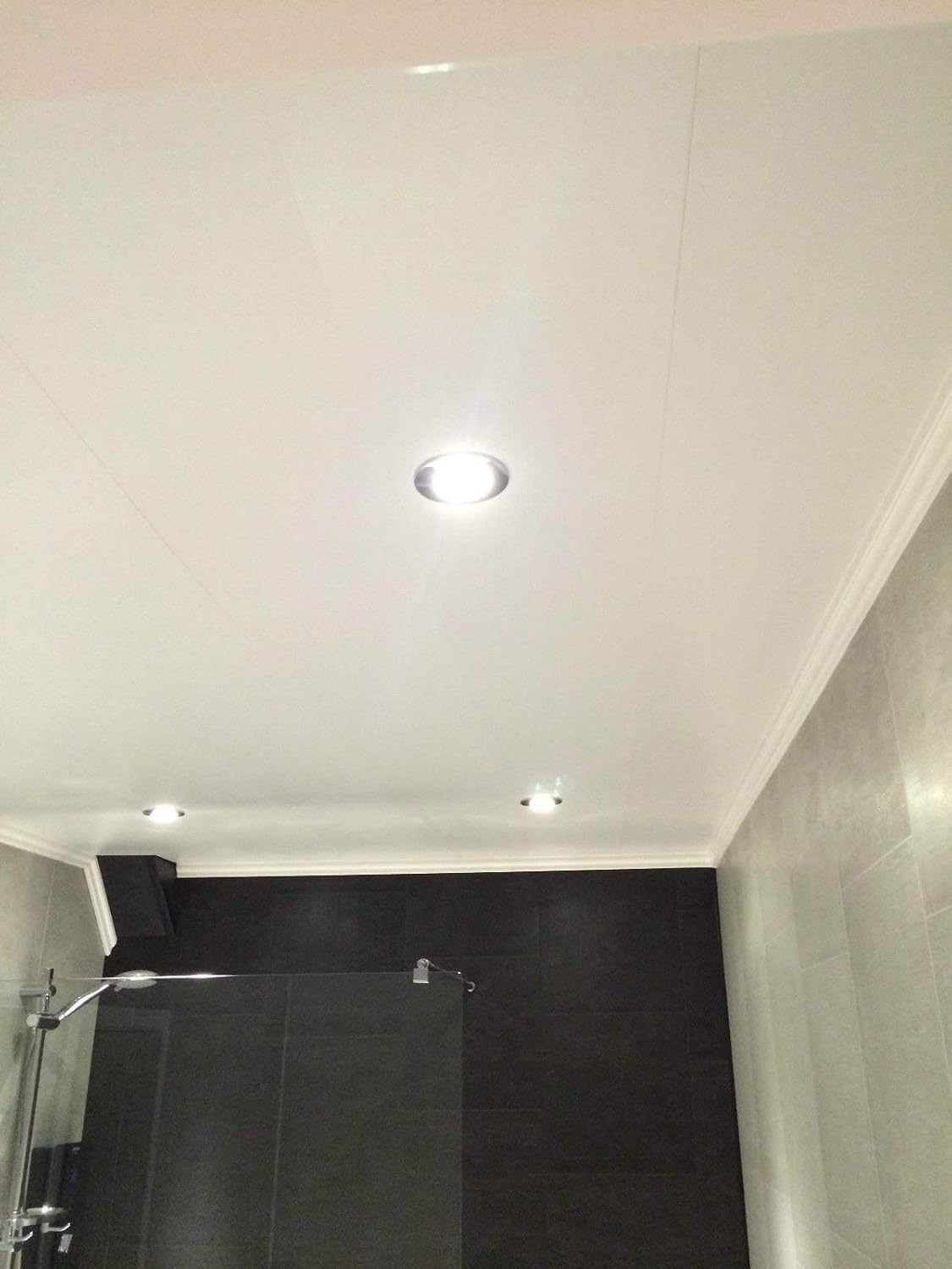 DBS Gloss White 8mm Panels Bathroom Wall Cladding Ceiling Kitchen PVC Shower Wet Wall (4 Pack), 25 x 260 cm - Image 5