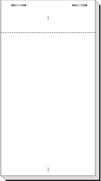 delisupplies Waitress Pads 100x Single Sheet Order Pad Check Restaurant Cafe