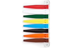 Kull Industries Exam Room Flags | Medical Door Flags for Doctors Offices, Hospitals and Clinics | Primary Colors, 8 Flag System, 7" Long