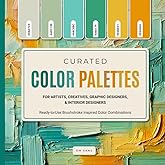 Curated Color Palettes for Artists, Creatives, Graphic Designers, and Interior Designers: Ready-to-Use Brushstroke Inspired Color Combinations