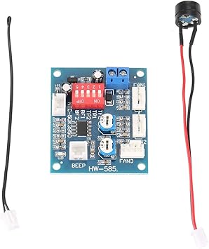 Dc 12v Four Wire Thermostat Pwm Fan Speed Controller Governor Driver Module Temperature Relay For Pc