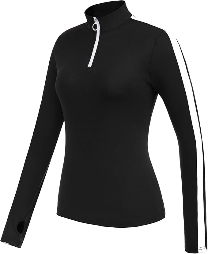 JACK SMITH Women Long Sleeve Workout Shirts Moisture