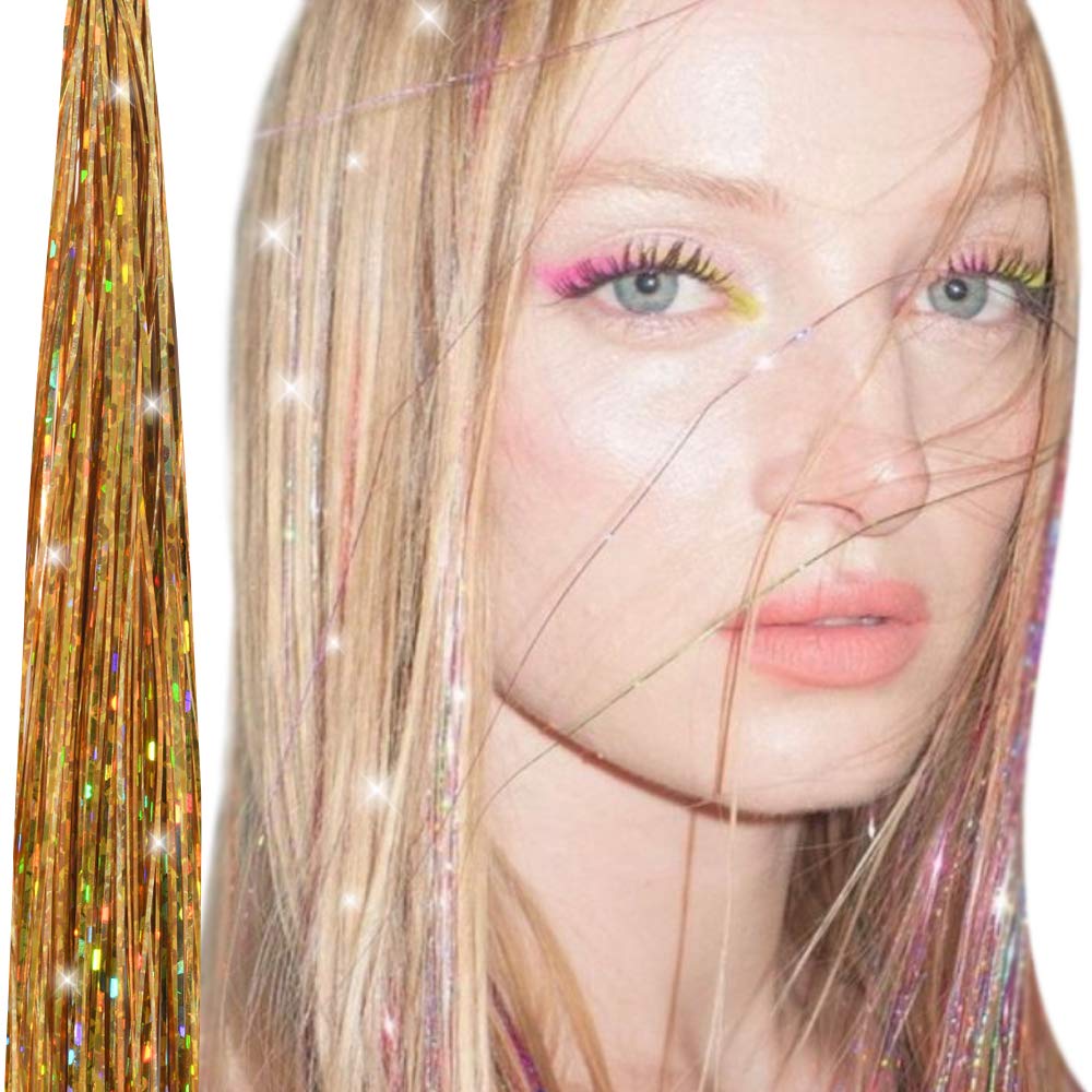 HAIR DAZZLE The No 1 Hair Tinsel Glitter Strands! 100 x 40 inch