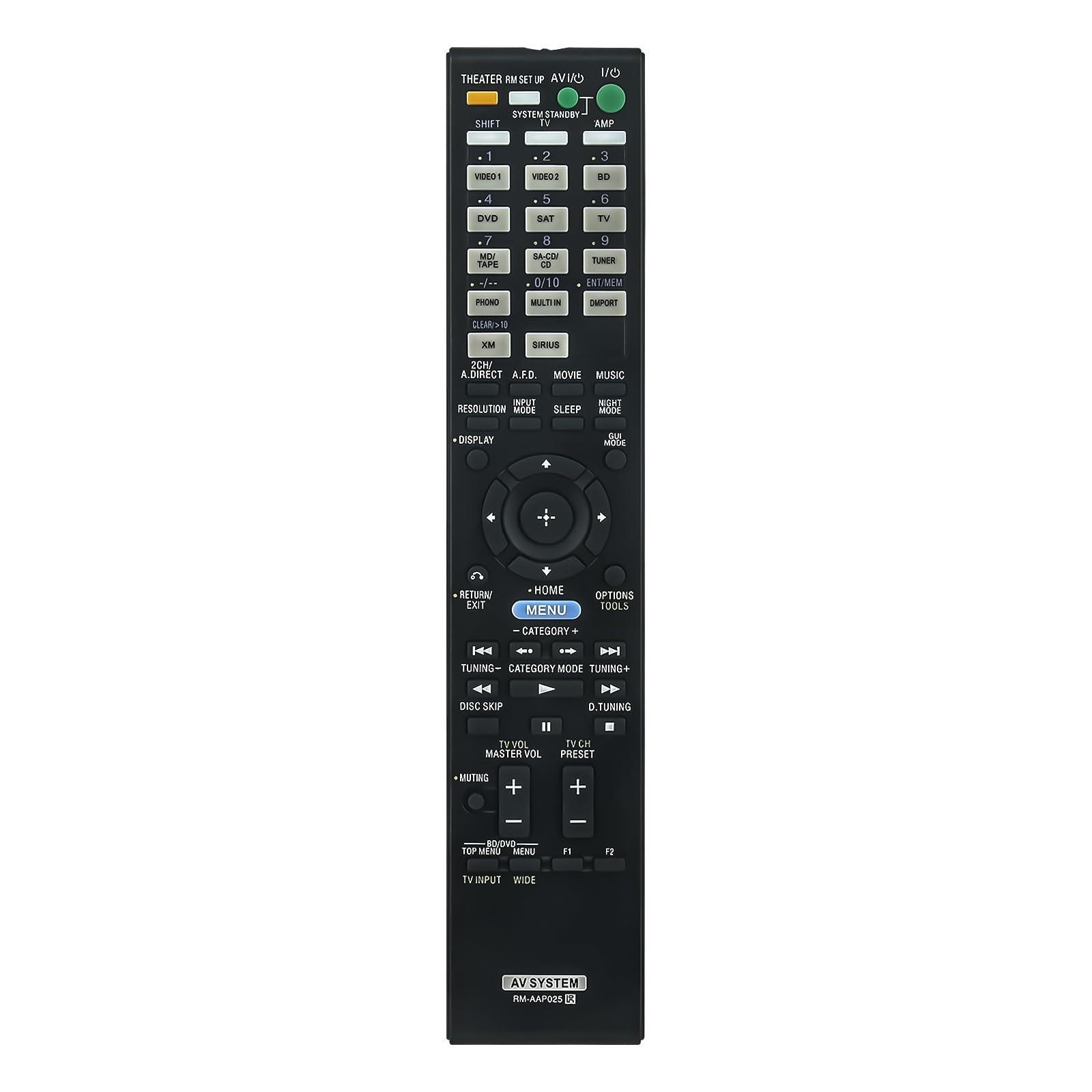 VINABTY New RM-AAP025 Replacement Remote Control fit for SONY AV System RM-AAP025 RMAAP025 STRDA2400ES STR-DA2400ES Remote Controller