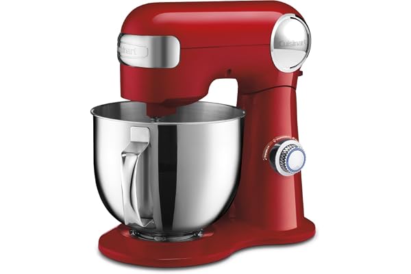 Cuisinart Precision Master 5.5-Quart Tilt-Head Stand Mixer, 12 Speed, 500W, Includes Bowl, Dough Hook, Chef's Whisk and Flat