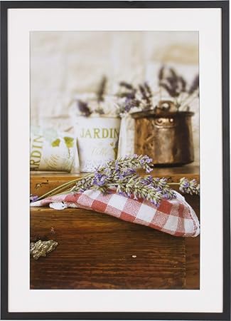 Amazon De Henzo Jardin 50x70 Schwrz Bilderrahmen Holz Schwarz 50 X 70 X 2 Cm