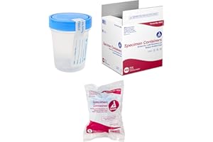 Dynarex Specimen Containers, Sterile, Individually Bagged, 100 Count