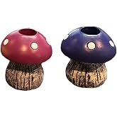 Mushroom Cigarette Snuffers Instant Cigarette Extinguishers for Ashtrays Pack of 2, Assorted Colors