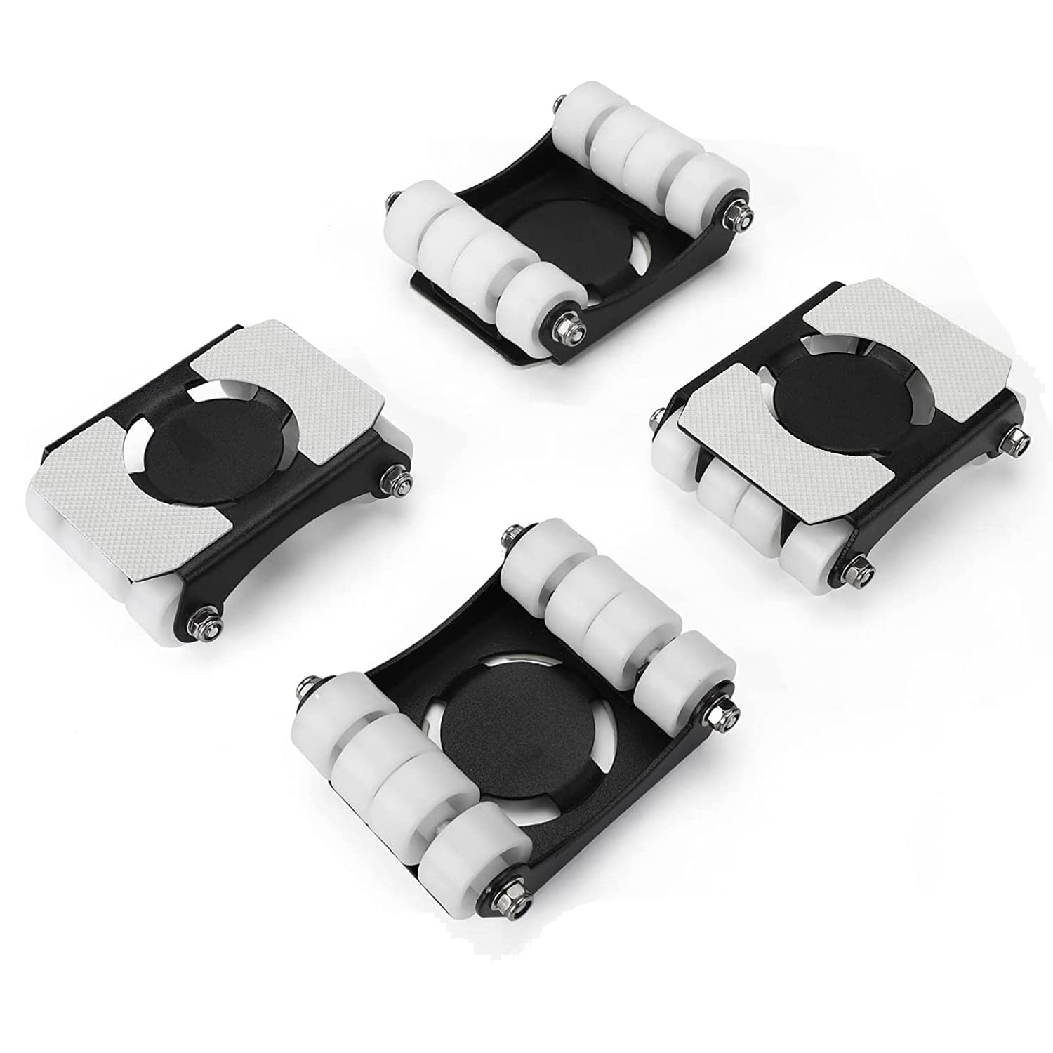 Oewnvmd 4 Pack Heavy Duty Furniture Lifter Lever Roller Wheels Sliders 660 Lbs Load Capacity Appliance
