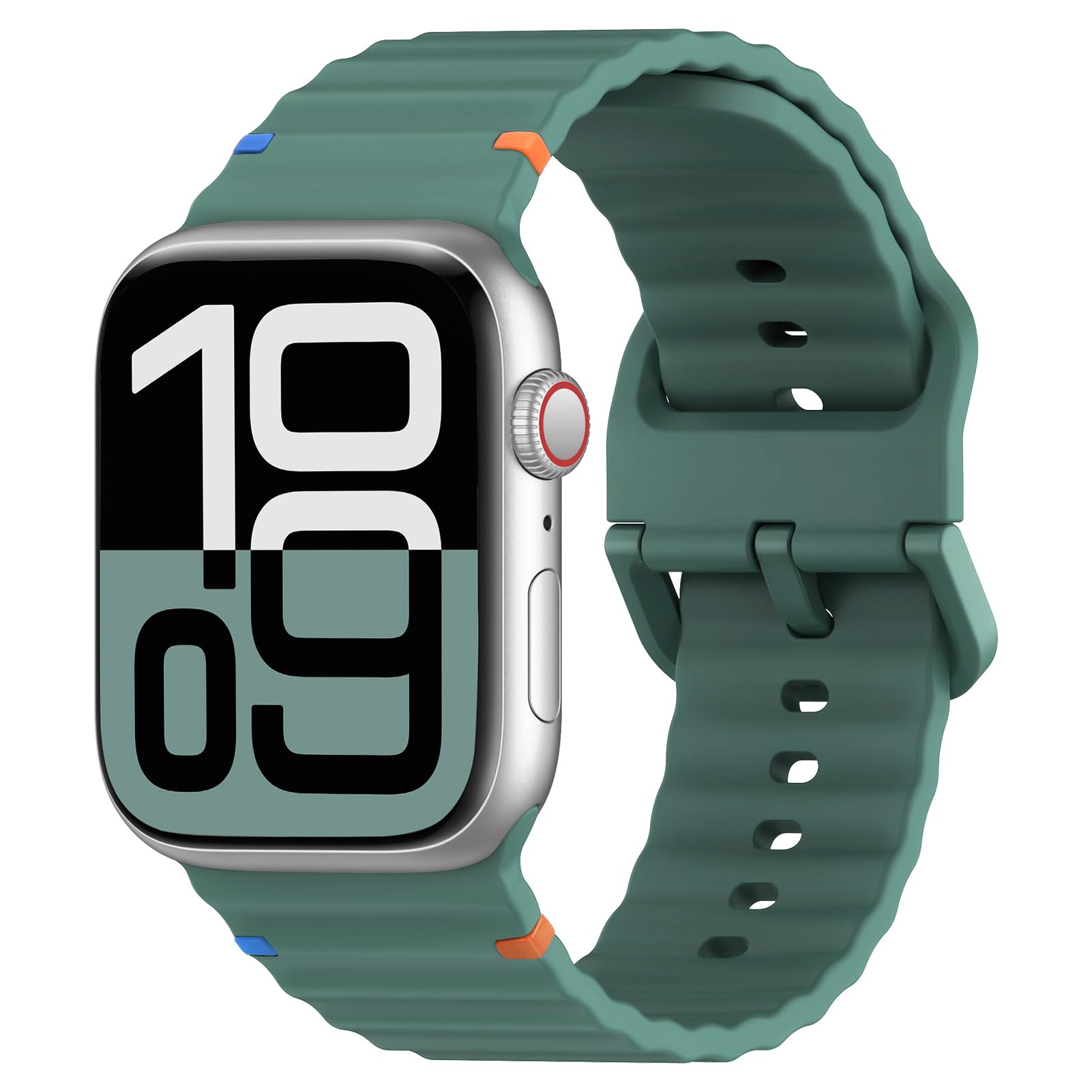 Genuine Leather Band for Apple Watch Bands 44mm 45mm 46mm Ultra/3/2 49mm 42mm 41mm 40mm 38mm iWatch Bands Men Women,Top Grain Leather Strap Wristband for Apple Watch Series 11 10 9 8 7 6 5 4 3 SE 3/2