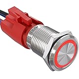 APIELE 10 Amp 16mm Latching Push Button Switch 12V