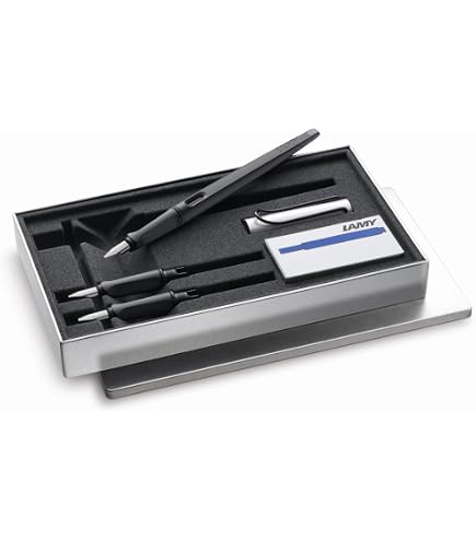 Amazon.com : LAMY Joy Calligraphy Set in Black with Black Ink