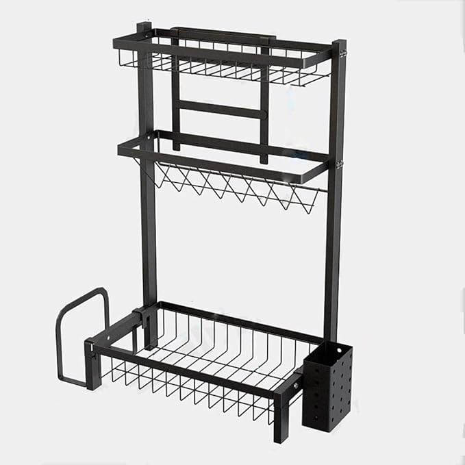 KOSGK Estantes Cocina Estante Acero Inoxidable para El Hogar Estante