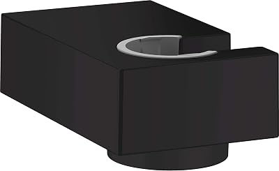 Hansgrohe Porter E Shower Holder Matt Black 28387670 Metal Wall Mount