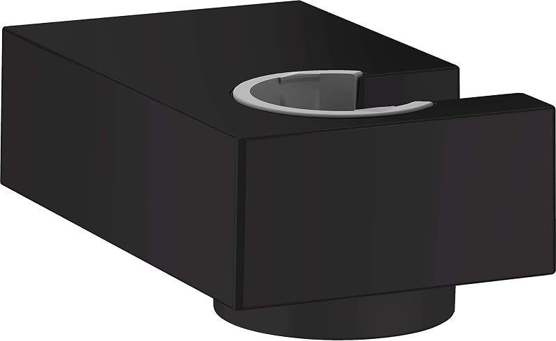 Hansgrohe Porter E Shower Holder Matt Black 28387670 Metal Wall Mount