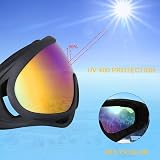 Vicloon Unisex Snow Goggles UV400 Windproof Ski Cycling Goggles view 5