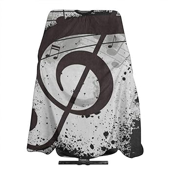 Amazon Com Old Vintage Music Note Salon Hair Cutting Cape Cloth