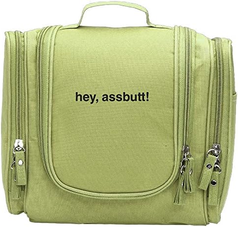 Travel Toiletry Bags Hey Assbutt Washable Bathroom Storage Hanging Cosmetic/Grooming Bag For Household Business Vacation, Multi Compartments, Waterproof Lining