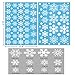 UGY 90 Pcs Christmas Decoration Snowflakes Window Clings Reusable Winter Stickers White Wonderland Decals Ornaments Holiday Party Supplies