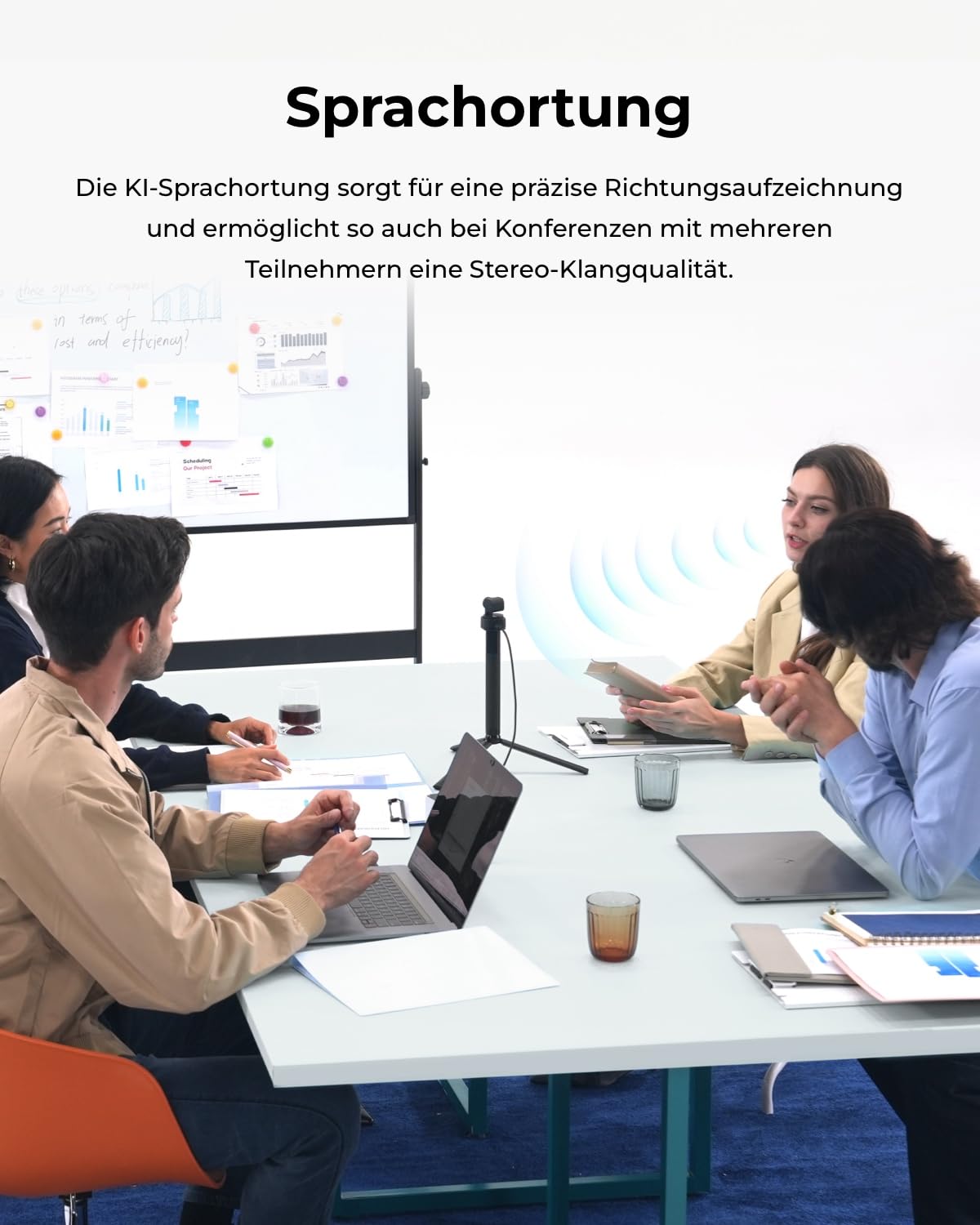 OBSBOT Tiny 3 Lite AI-Powered Spatial Audio 4K Webcam – Kompakte AI-Tracking-PTZ-Kamera mit 1/2"-Sensor, Tri-Mic, Voice Control, 120FPS, HDR, Webcam für PC, Mac, Laptop, Streaming, Meeting, Switch 2 5