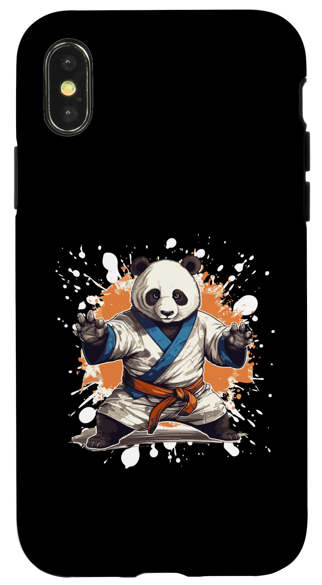 iPhone X/XS Panda Karate Animal Fighter Judo Case