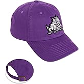Desert Cactus Texas Christian University Baseball Hat Horned Frog Brimmed Embroidered Cap Adjustable Cloth Strap Adult Type A