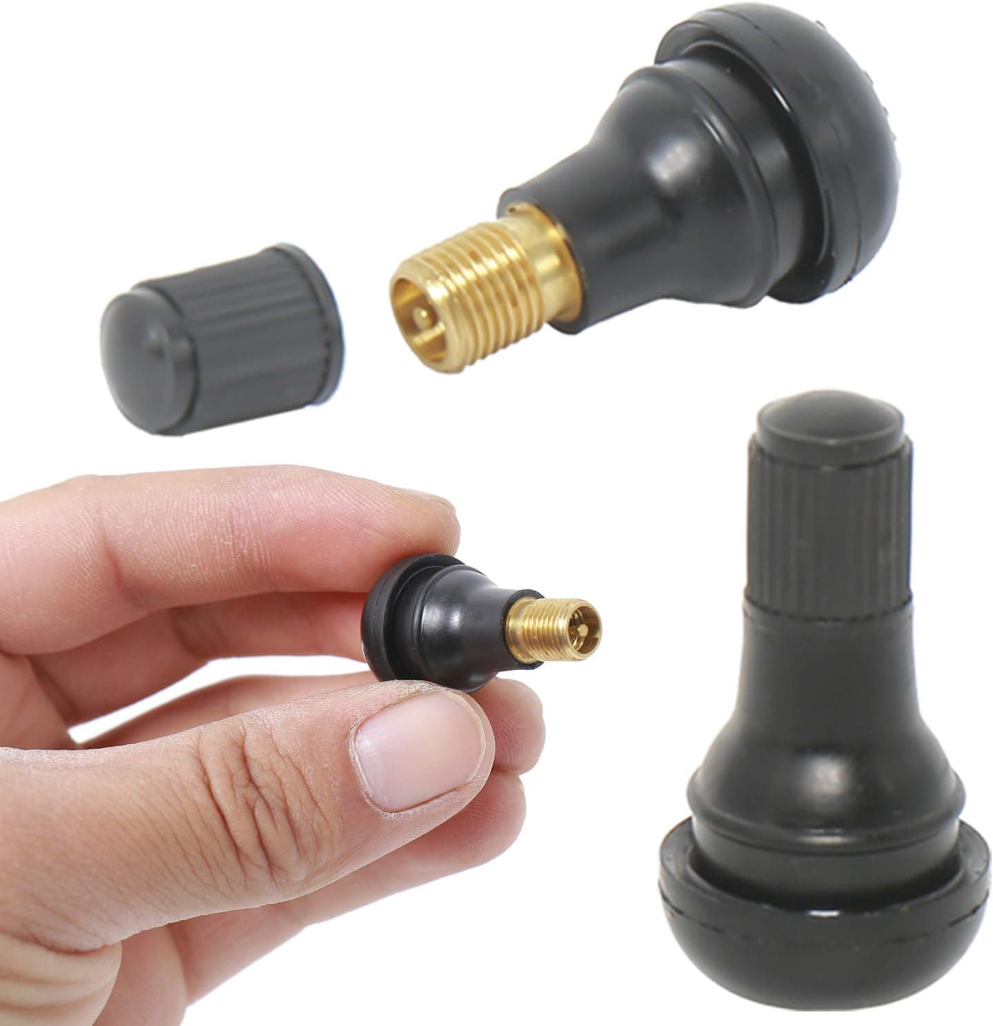 NovelBee 33pcs Tire Valve Stem Puller Tool Remover and Installation Set