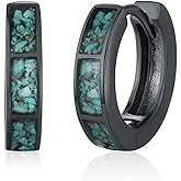 Hoop Earrings for Women Men 925 Sterling Silver Small Huggies Hoops Punk Gothic Jewelry Gift