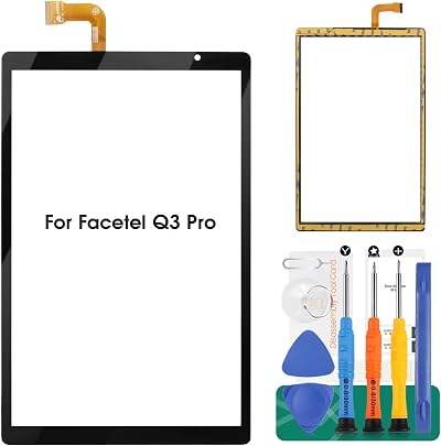 SRJTEK Facetel q3 pro 10.1 inch Tablet Touch Screen Glass Digitizer Black