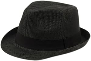 TZ PROMISE Unisex Fedora Hat Trilby Cuban Sun Protection Short Brim