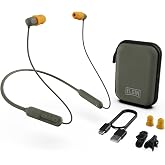 Elgin Discord Gen 3 Bluetooth Earplug Earbuds, Wireless in-Ear Headphones | OSHA Compliant, 31dB NRR ANSI Certified Noise Isolation, Dynamic 8mm Driver, USB-C Charging, 14-Hour Playback