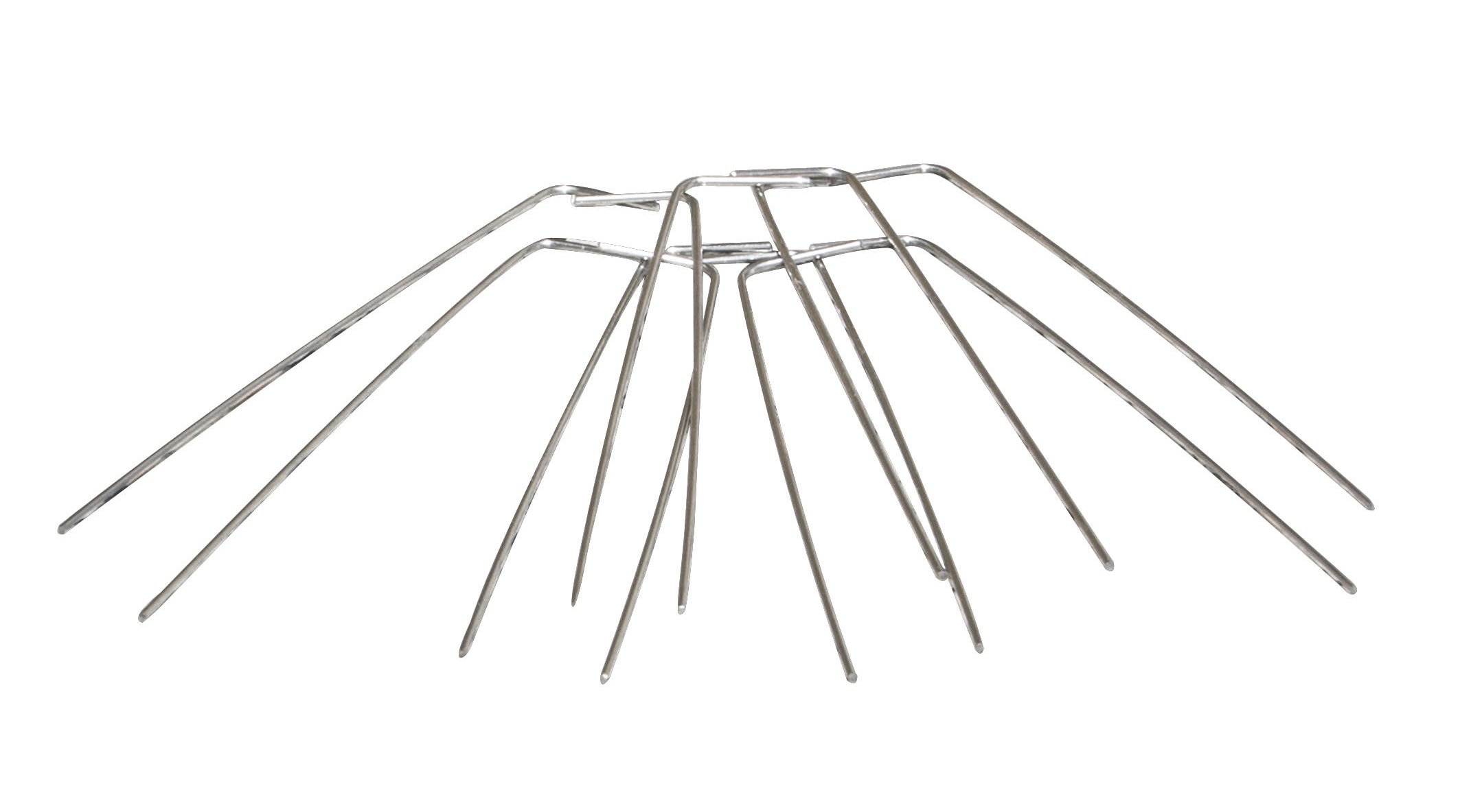 Windhager Bird and Pigeon Repellent Spikes Set, Bird Repellent, Pigeon Spikes, Pigeon Repellent Tips Accessory Set, Stainless Steel Spikes, 30 Pieces