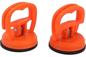 2 Pack Suction Cup Lifter, Heavy Duty Vacuum Puller for Glass Tiles Mirror Granite Windshield, Window Glass Suction Cup Clamp