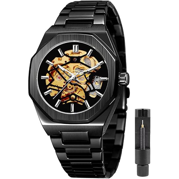 sugess Orologio Meccanico Uomo Cronografo Seagull Movimento Orologi da
