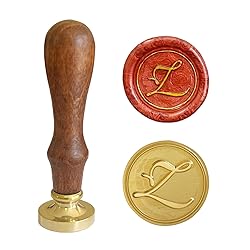 Letter Z Initial Alphabet Wax Seal Stamp with