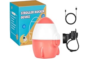 KIYPUT Portable Stroller Rocker Sleep Aid, Fits All Strollers and Prams,Gently Rocks Any Stroller or Pram, Rechargeable Bounc