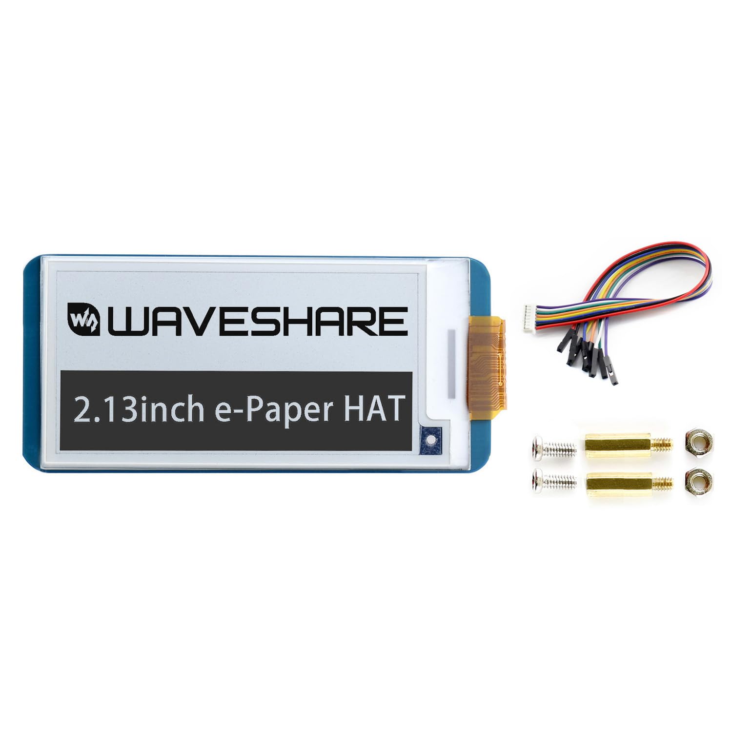 Waveshare 2.13inch E-Paper Display Hat, 250x122 Resolution, Supports Black/White 2-Color, for Raspberry Pi Zero/Zero W/Zero WH for pwnagotchi Project