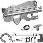 41A3489 Garage Door Openers Parts Fits Chamberlain Liftmaster, T-Rail | Complete Trolley Assembly Fits Liftmaster/Chamberlain/Sears Craftsman Garage Door Openers, Utilize a T-Rail Assembly, Silver