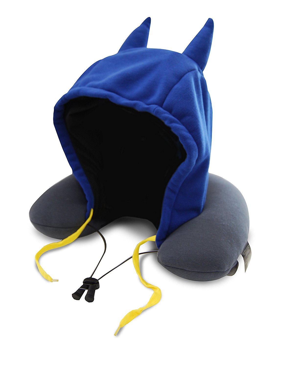 Batman - Hooded Neck Pillow Travel Pillow, 28 cm;, Grey
