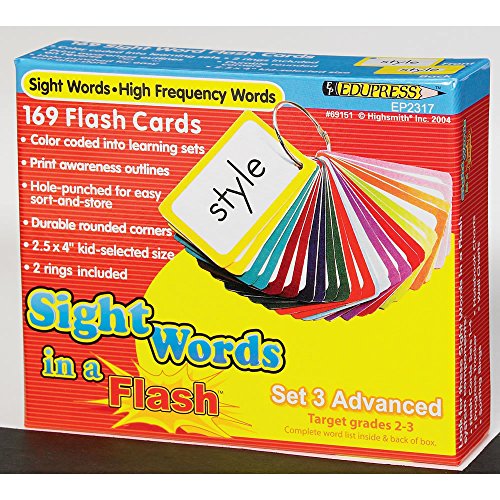 ETA hand2mind 65501 Sight Words in a Flash Advanced Flash Card Set