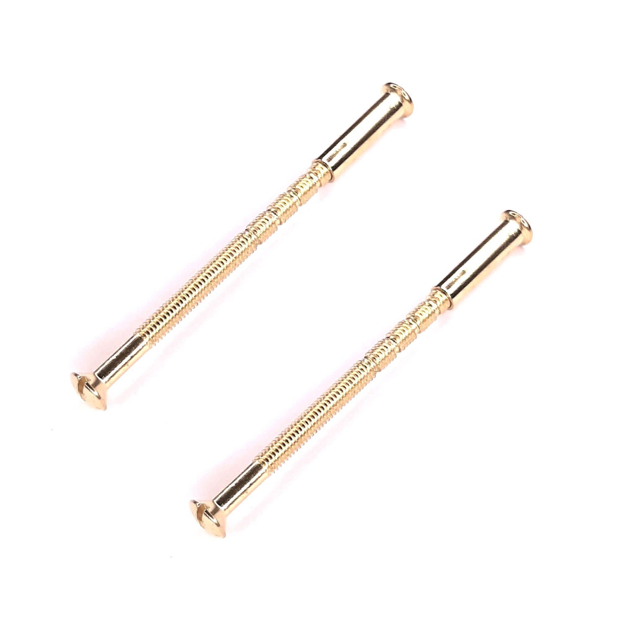 cyclingcolors 3666690030078 2 x Connecting Screws M4 x 65, Brass