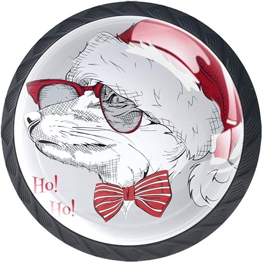 Coole Fox Weihnachtsmütze Tierschrank Türgriffe Griffe Zieht