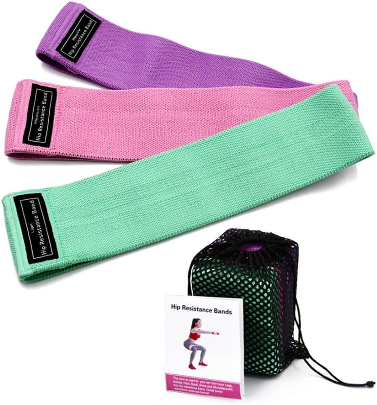 ETAOLINE Fabric Resistance Bands Set for Legs and Glutes Exercise Booty Band for Home Fitness, Yoga, Pilate
