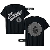 Public Enemy Official Enemy Target Black &amp; Grey T-Shirt